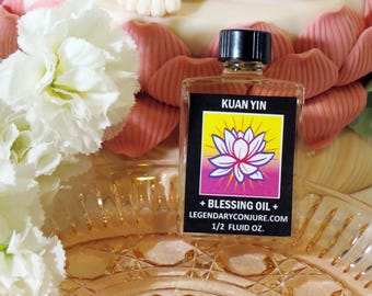 Aceite de conjuro Kuan Yin // 0,5 oz / 15 ml