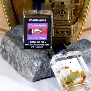 Commanding Conjure Oil - dominate - control - forceful action - hoodoo - witchcraft - pagan