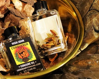 High John The Conqueror Conjure Oil - folk magic - hoodoo - witchcraft - pagan