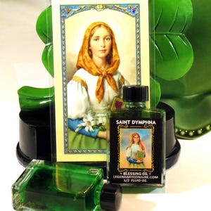 Saint Dymphna Conjure Oil // .5 oz | 15 mL