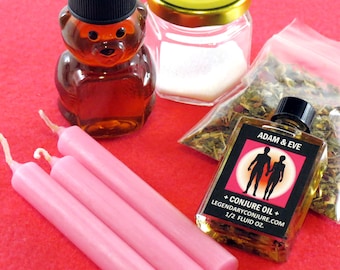 Mini Honey Jar KITS - love - money - boss fix - success - hoodoo - witchcraft - pagan