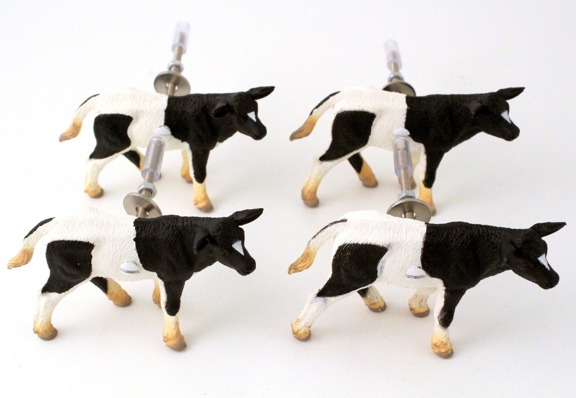 Animal Knob Cow Cupboard Knobs Farmyard Nursery Decor. Etsy