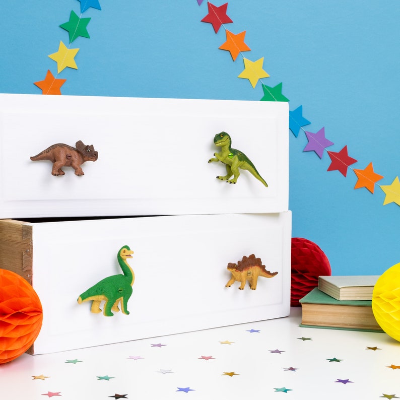 Perillas de dinosaurio perillas de muebles de dinosaurio para | Etsy