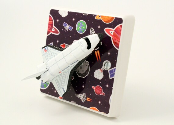 Space Rocket Light Switch Planets Solar System Decor Space Themed Bedroom Space Bedroom Decor Space Bedrooms Solar System Rocket