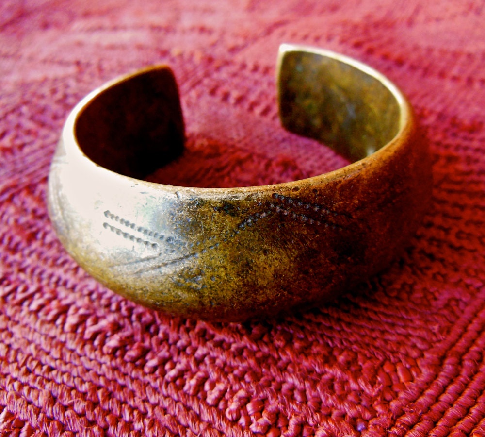 Bronze Alloy Currency Bracelet African Ethnic Jewelry Etsy