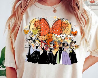 Disney Princess Halloween Castle Comfort Colors Shirts,Disneyland Princess Shirts, Disney Princess Halloween Balloon Shirts, Halloween Shirt