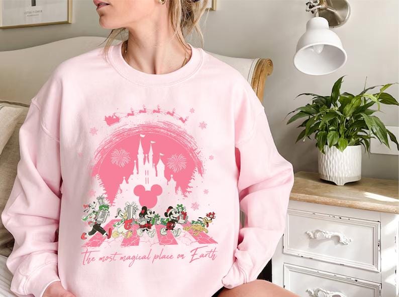 Retro Disney Christmas Sweatshirt, Mickey's Very Merry Christmas Party