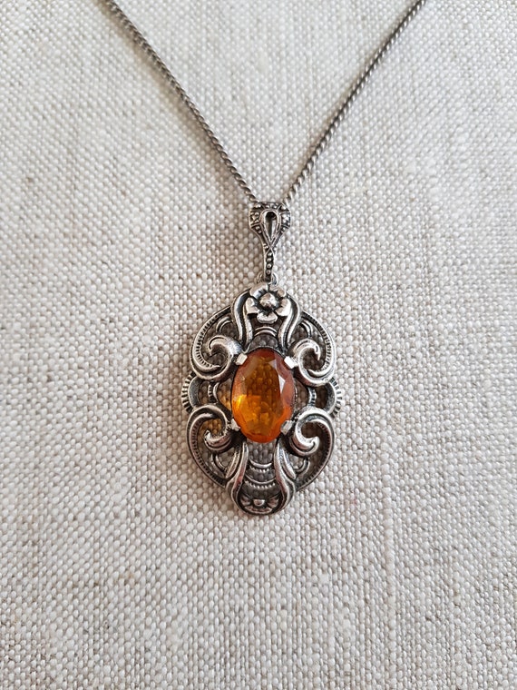 Art nouveau necklace , antique necklace , vintage