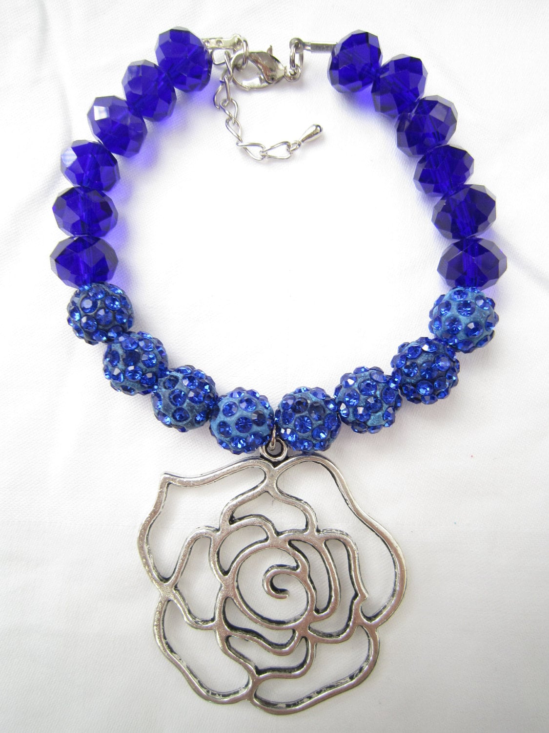 Royal Blue armband kristal armband, wens armband, gepersonaliseerde