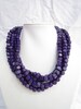 Layered Necklace,Infinity Necklace,Bead Necklaces,Statement Necklace,Purple Necklace,Bib Necklace,Bridesmaid Gifts,Wedding Gift Ideas,Women 