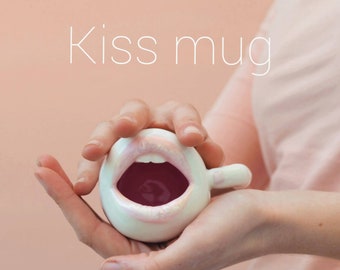 Handmade Ceramic Mug, KISS MUG Collection