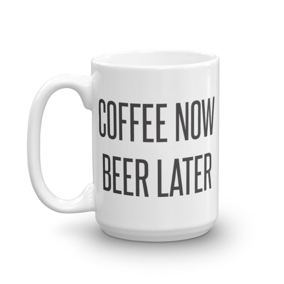 Funny Coffee Mugs for Men, but First Coffee, Beer Lover Gift, Funny Mug