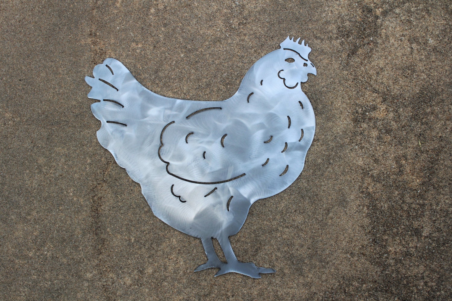 Metal Chicken Wall Art