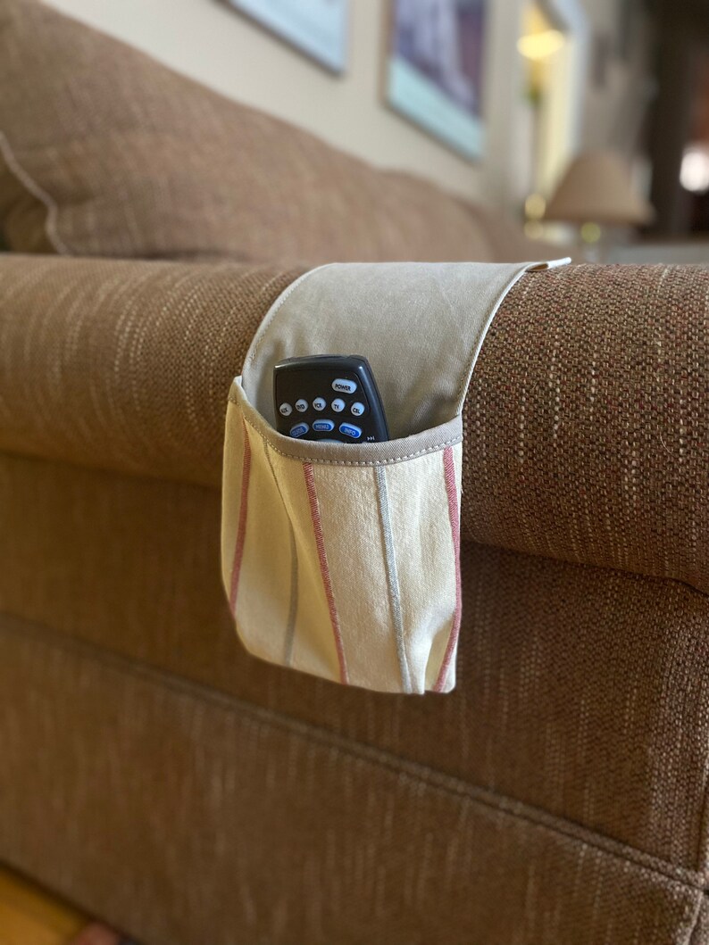 Remote Control Caddy PDF Pattern for Sofa Arm Under Seat Etsy