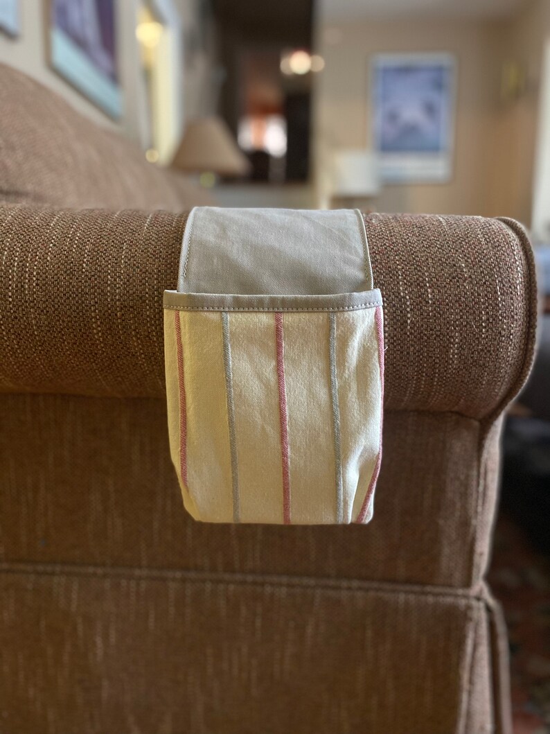 Remote Control Caddy PDF Pattern for Sofa Arm Under Seat Etsy
