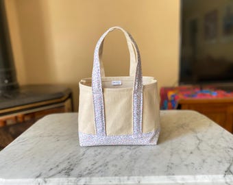 Minibolso de lona: ideal como regalo para despedida de soltera, para guardar libros de AA/Al-Anon o como bolsa para el almuerzo.