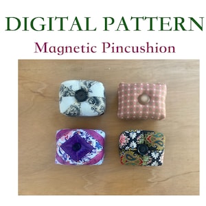 Magnetic Pincushion PDF Sewing Pattern: Strip Quilt Designs (Digital Download)