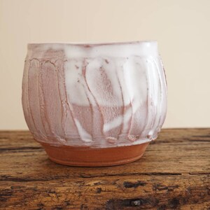 Plant pot. Hand made wheel thrown studio pottery. X31 image 2