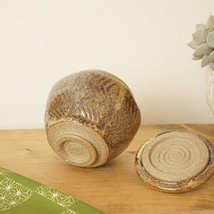 Storage jar, Cremation urn, Handmade studio pottery. X45 image 4