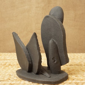 Sculpture. The Wiseman and the Snail Handmade studio pottery. image 3