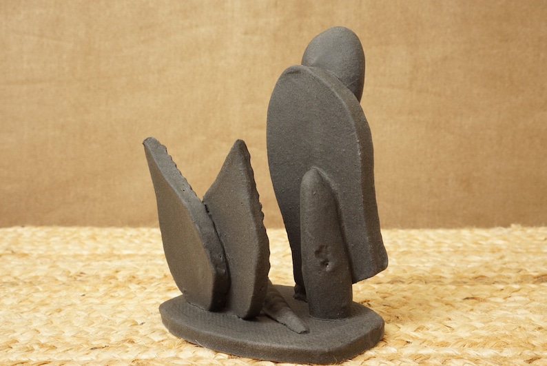 Sculpture. The Wiseman and the Snail Handmade studio pottery. image 3