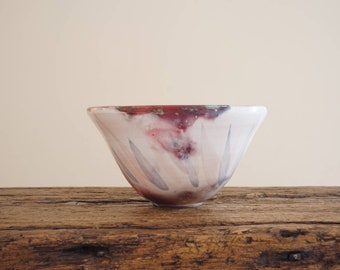 Bowl. Wood smoke fired bowl