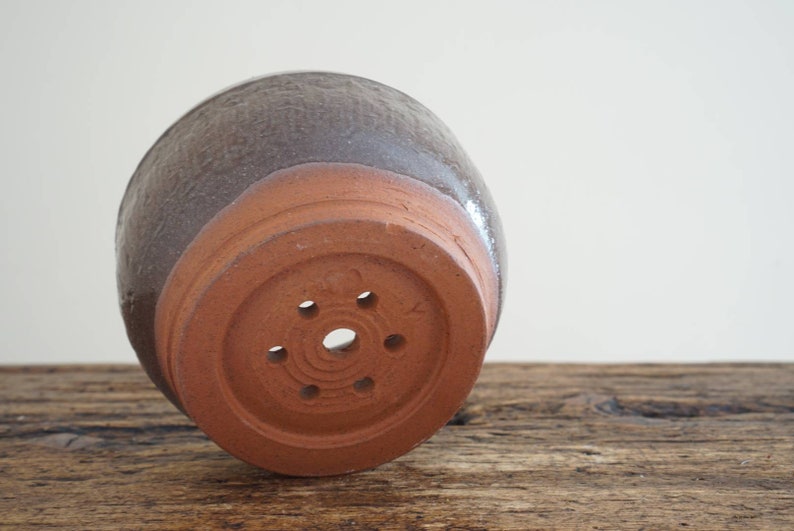 Bonsai pot. Handmade wheel thrown studio pottery. G605Y image 4