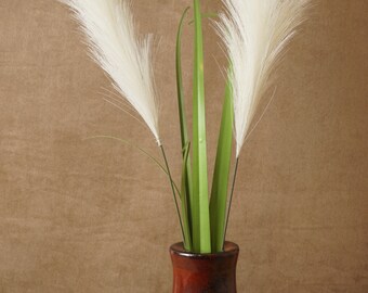 Handmade Ikebana vase. Red Black. G1949