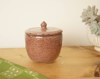 Storage jar, Cremation urn, Handmade studio pottery. X39