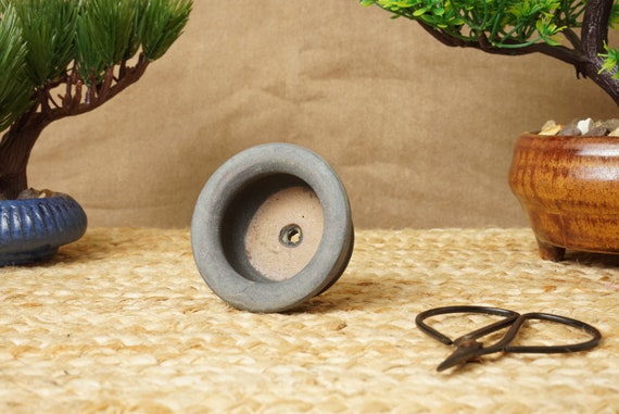 mamineeee♡ Handmade Matt Grey Mame Bonsai Pot. G1885 - Etsy