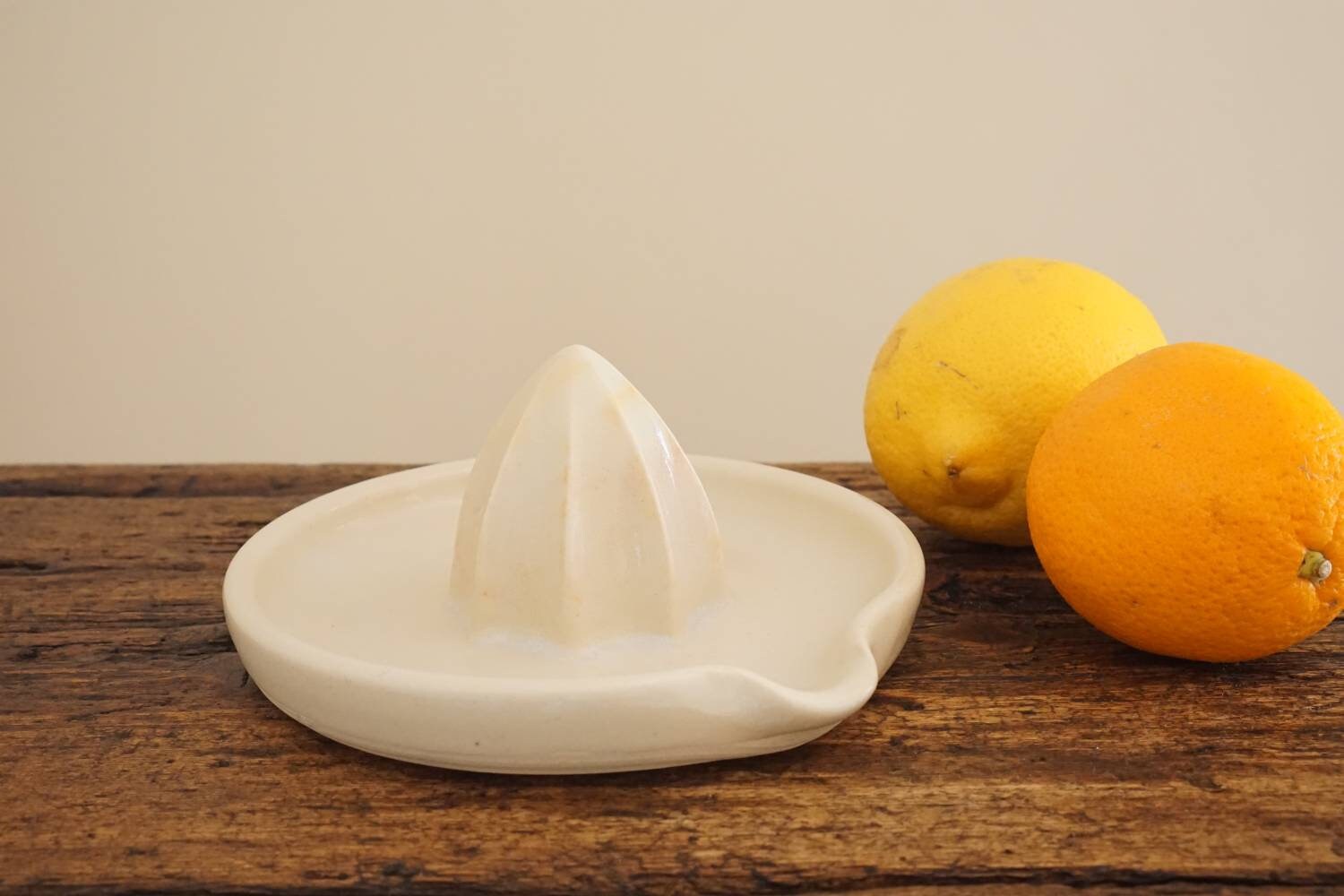 Lemon squeezer. Citrus Juicer. Handmade wheel thrown studio Etsy