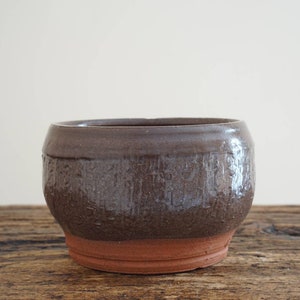 Bonsai pot. Handmade wheel thrown studio pottery. G605Y image 2