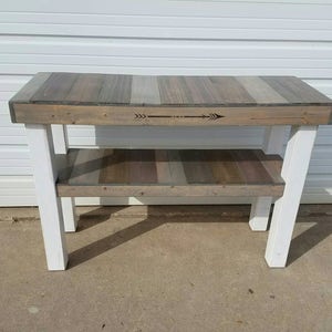 Reclaimed wood t.v. stand - farmhouse entertainment center - farmhouse furniture - farmhouse decor - rustic furniture