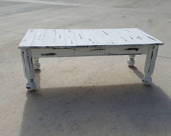 Farmhouse coffee table - reclaimed wood coffee table - rustic table - farmhouse furniture - farmhouse decor -