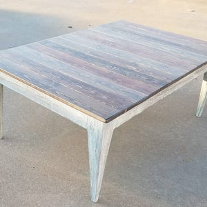 The Cape Cod farmhouse coffee table - reclaimed wood coffee table - rustic table - farmhouse decor - farmhouse furniture