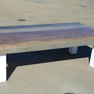 Reclaimed wood coffee table - rustic table - farmhouse coffee table - farmhouse furniture - farmhouse decor -