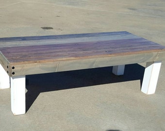 Reclaimed wood coffee table - rustic table - farmhouse coffee table - farmhouse furniture - farmhouse decor -