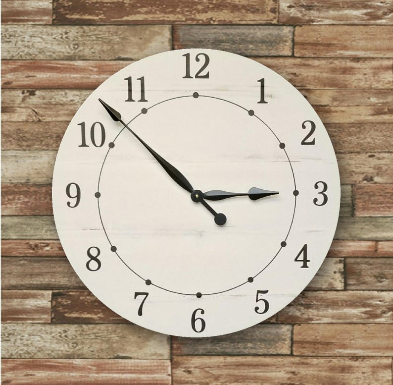 farmhouse decor rustic decor - big clock large clock The Olivia Farmhouse clock rustic clock oversized wall clock