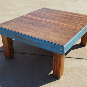 Reclaimed wood coffee table - farmhouse furniture - farmhouse decor - rustic coffee table - rustic furniture -