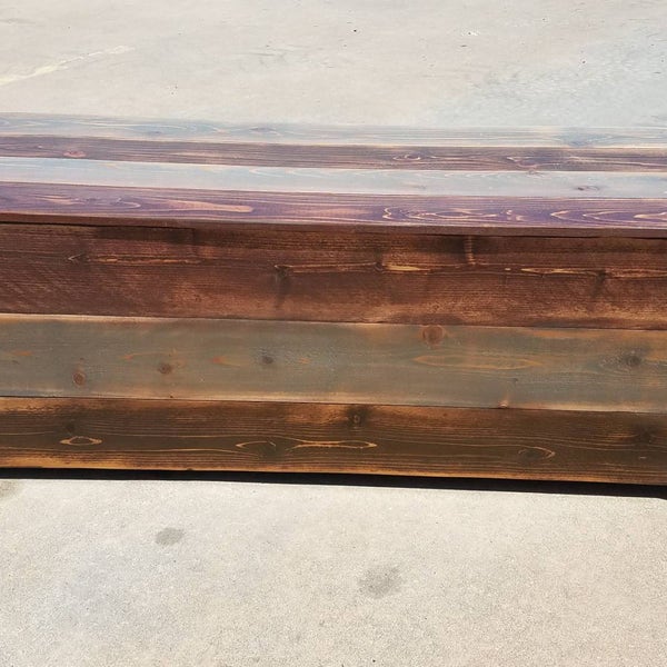 Farmhouse storage bench, cedar chest. Reclaimed wood chest, boho furniture , rustic bench, shabby chic, cedar hope chest,