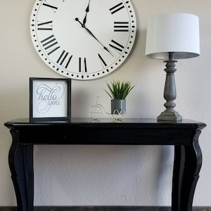 The William Farmhouse clock - rustic clock - oversized wall clock - big clock - large clock - farmhouse decor - rustic decor -