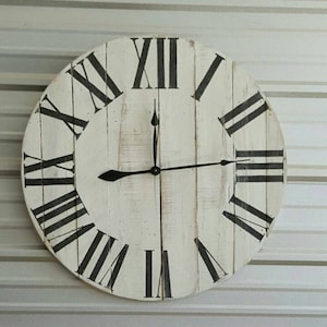 18in &quot;Oversized Classic&quot; farmhouse wall clock - Oversized wall clock - large clock - big clock - trending - popular items - Oversized clock