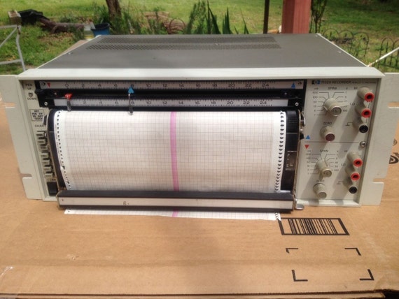 Working Thermal Plotter Hp 7132a Vintage Two Channel Strip Etsy