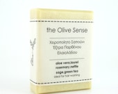 Hand made Olive Oil &  precious Oils Blend Soap With Aloe Vera gel,laurel,rosemary,nettle,green tee,sage