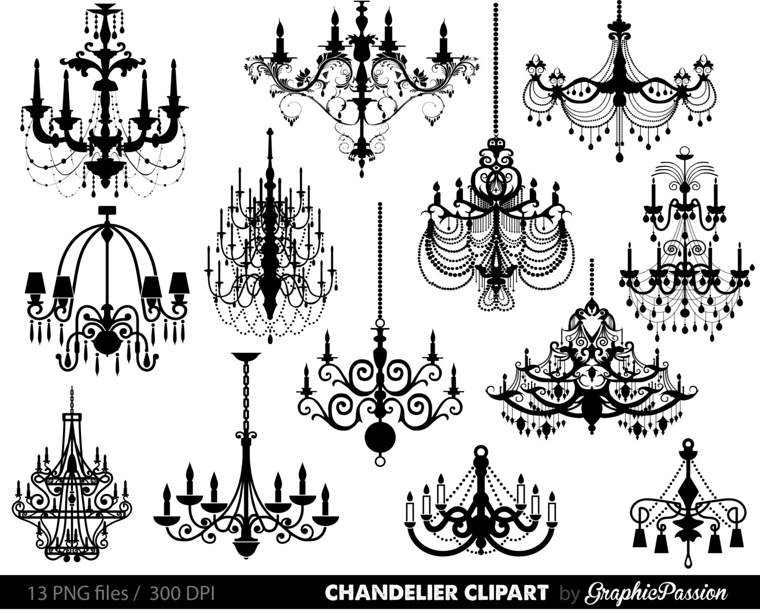 Chandelier Clip Art Sbooking Clipart Printable Zoom
