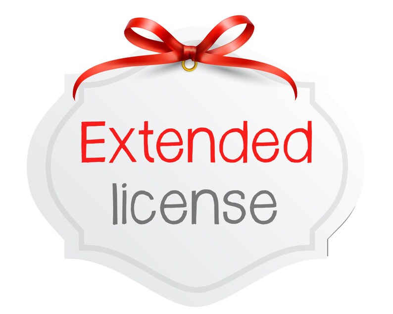 10 Extended License for any listing on GraphicPassion