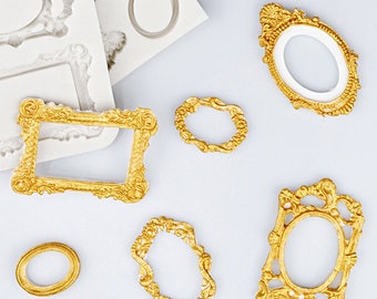 Phot Frame Mold DIY Silicone Picture Frames Mould Photo Frame Resin Mold Tools