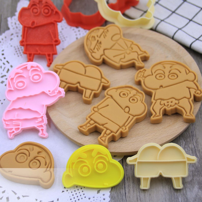 3D Mickey and Minnie Cookie CuttersCartonn Cookie StampEmbossing Cookie MoldFondant ToolsTheme Party