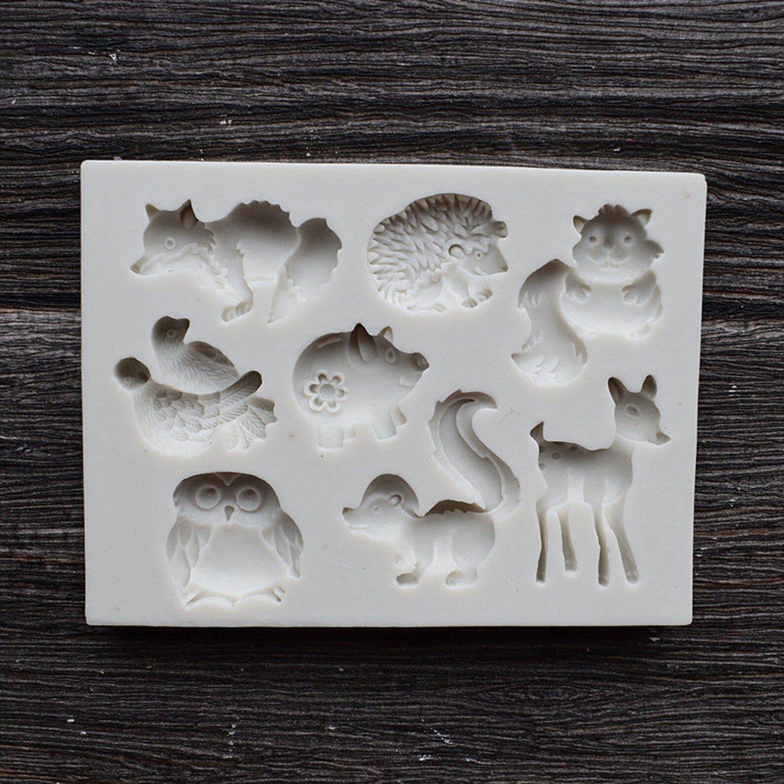 Forest Animals Silicone Mold Resin Mold Chocolate Mold Etsy