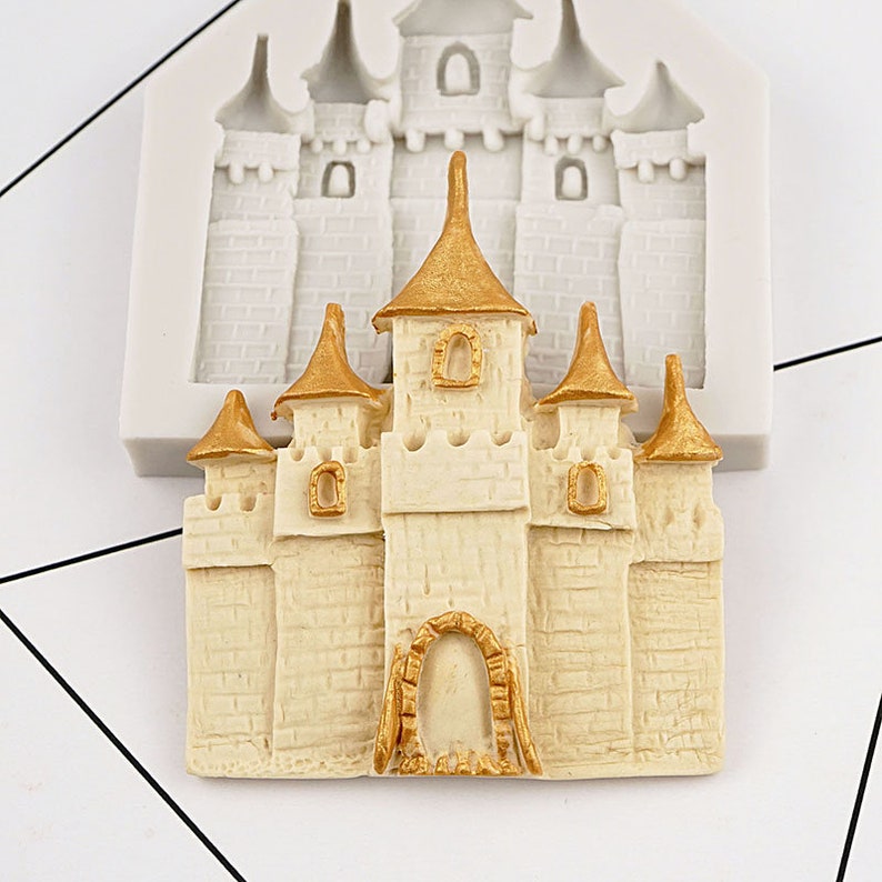 Castle Silicone Mold Palace Resin Mold Chocolate Mold Craft Etsy